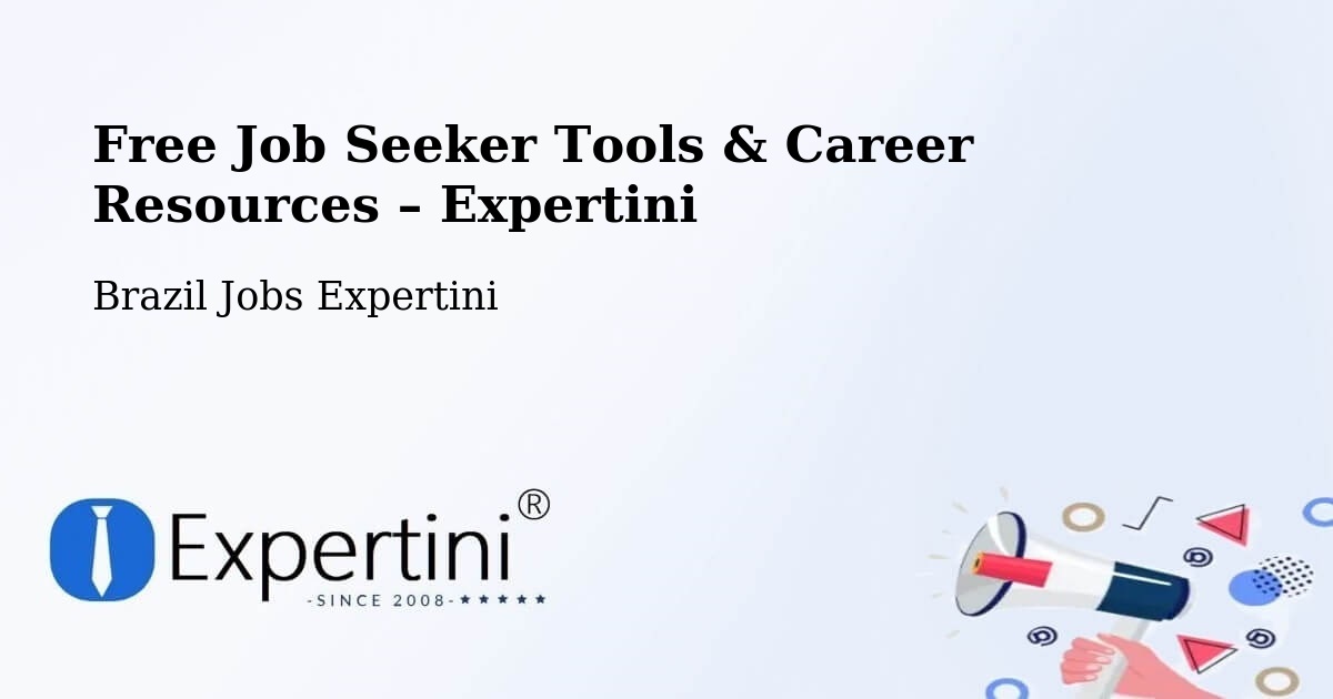 Free Job Seeker Tools & Career Resources – Pequizeiro - Pequizeiro, Brazil Jobs Expertini