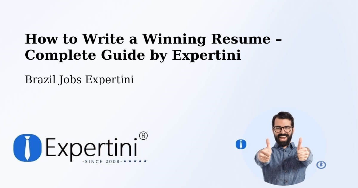 Resume Writing Guide for Job Seekers – Pequizeiro - Pequizeiro, Brazil Jobs Expertini